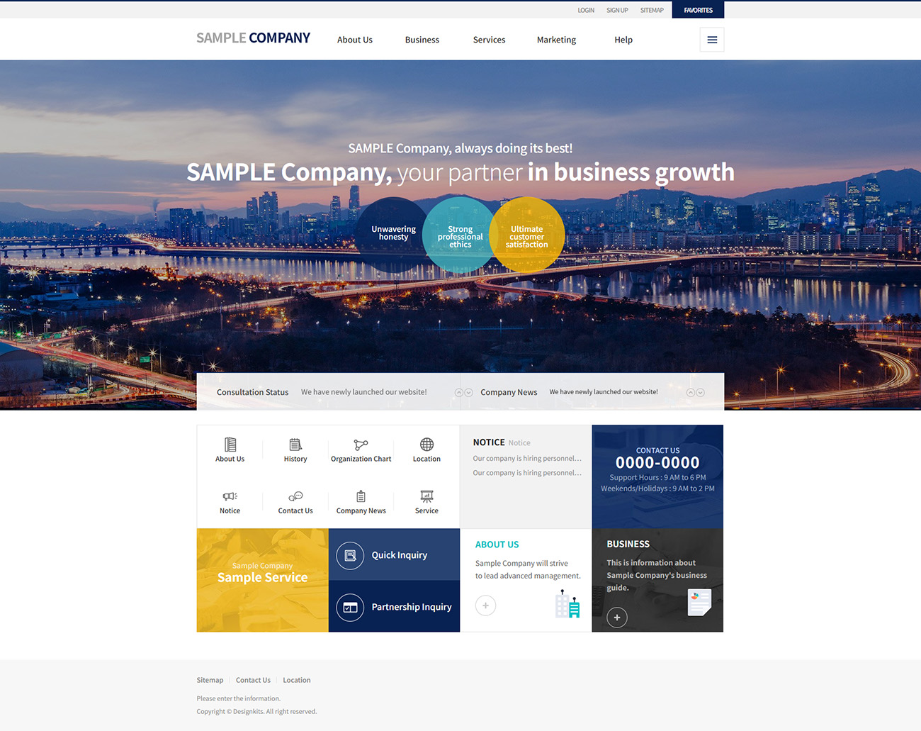 Modern Corporate Business & Consulting Website HTML Template