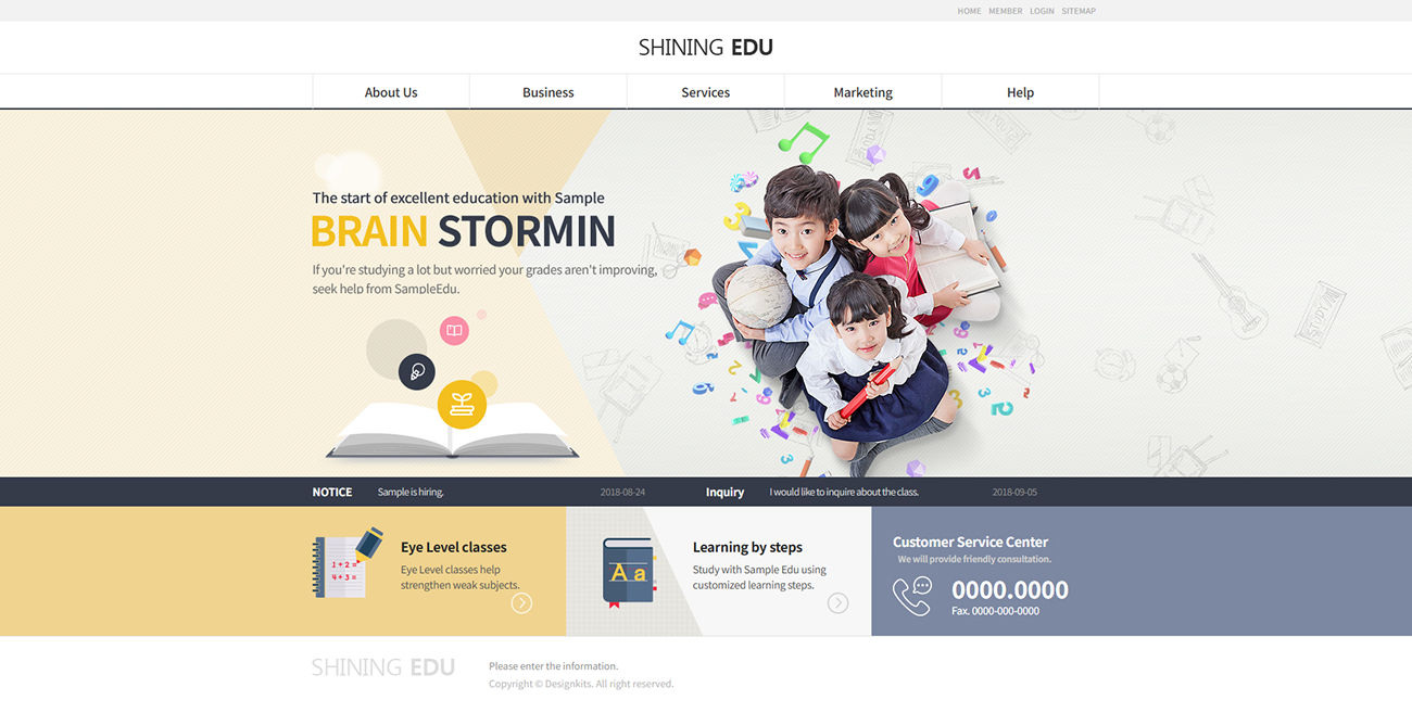 Education Academy & Learning Center Website HTML Template
