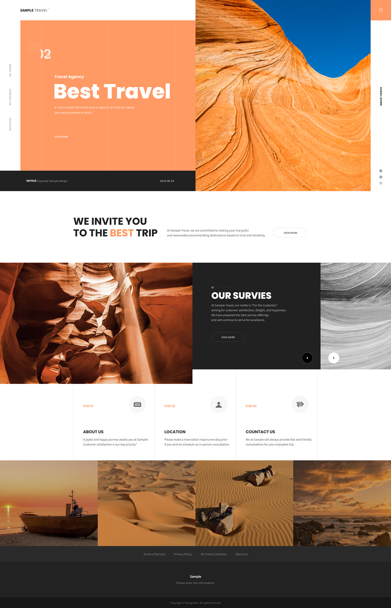 Travel Agency Tour HTML Template