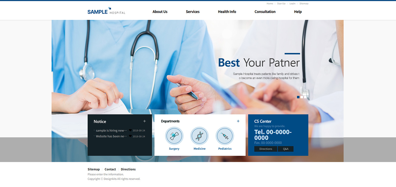 Hospital & Medical Center Website HTML Template