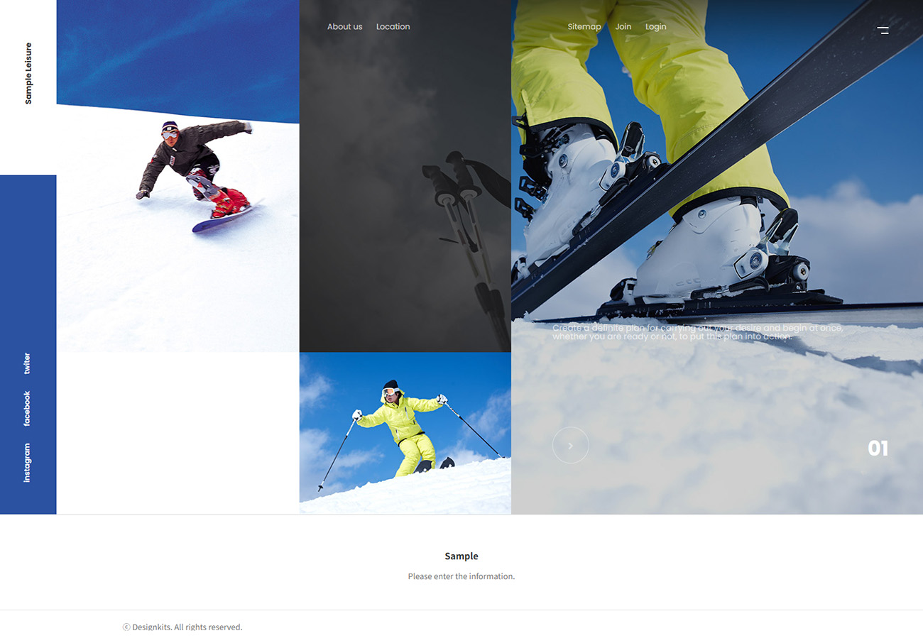 Leisure Sports Activity Website HTML Template