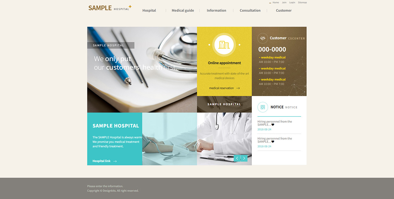 Hospital & Medical Appointment Website HTML Template
