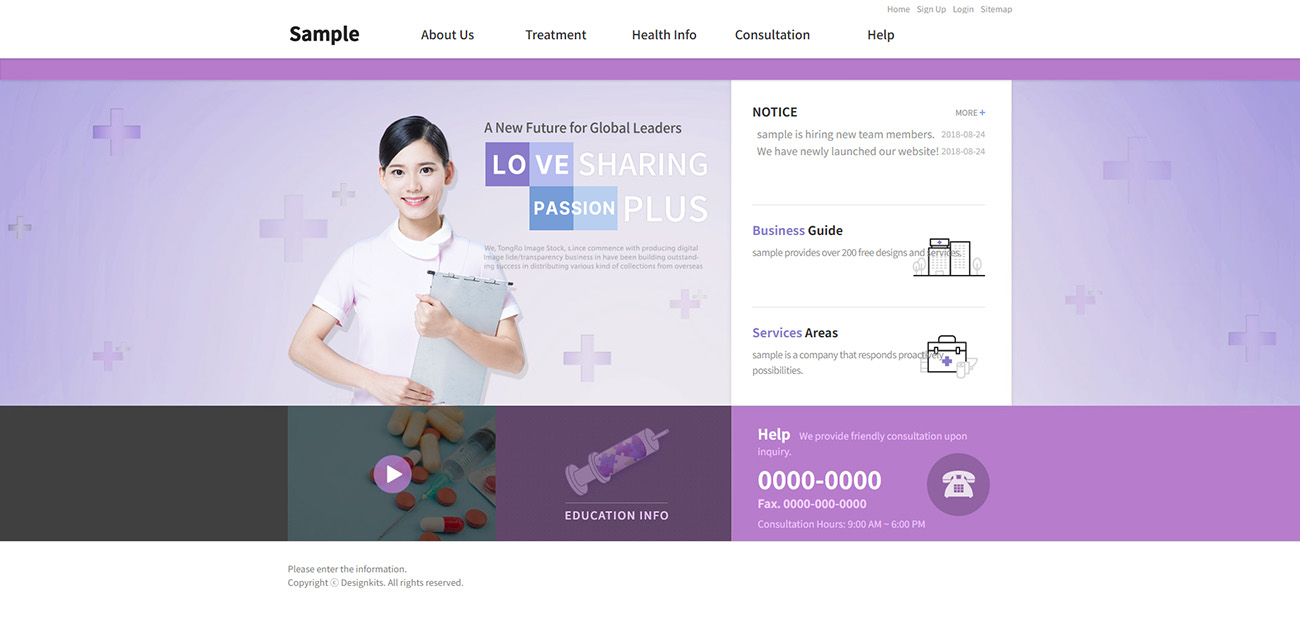Healthcare Clinic & Medical Service Website HTML Template
