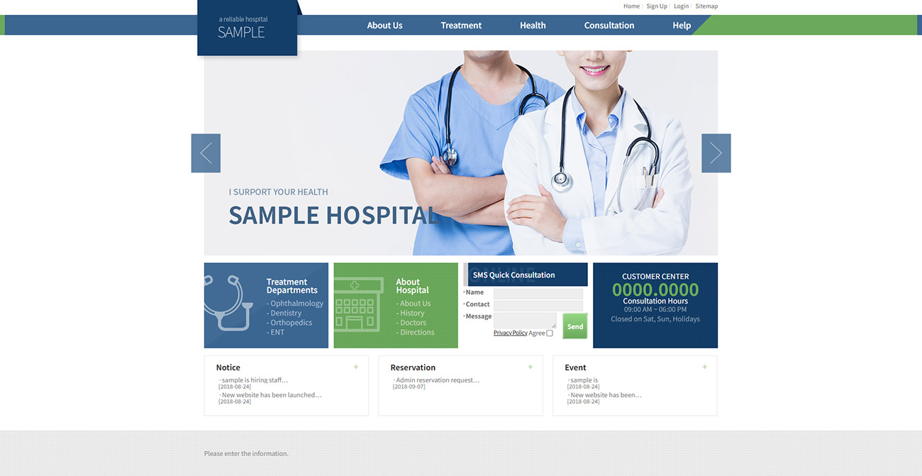 General Hospital & Medical Center Website HTML Template