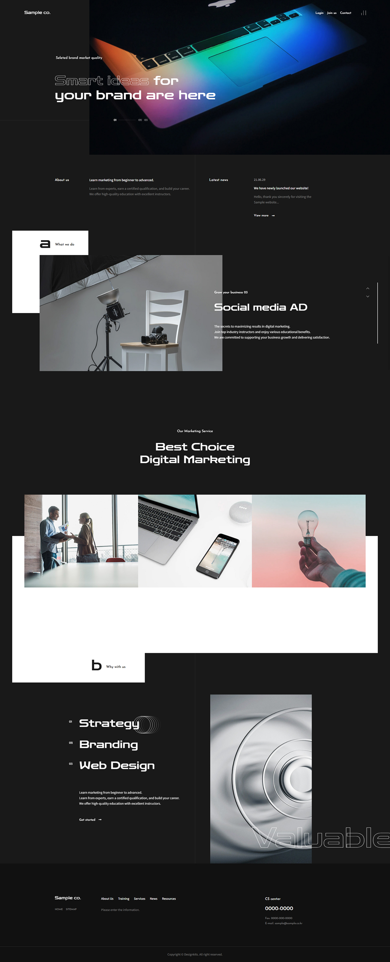Digital Marketing & Branding Agency HTML Template