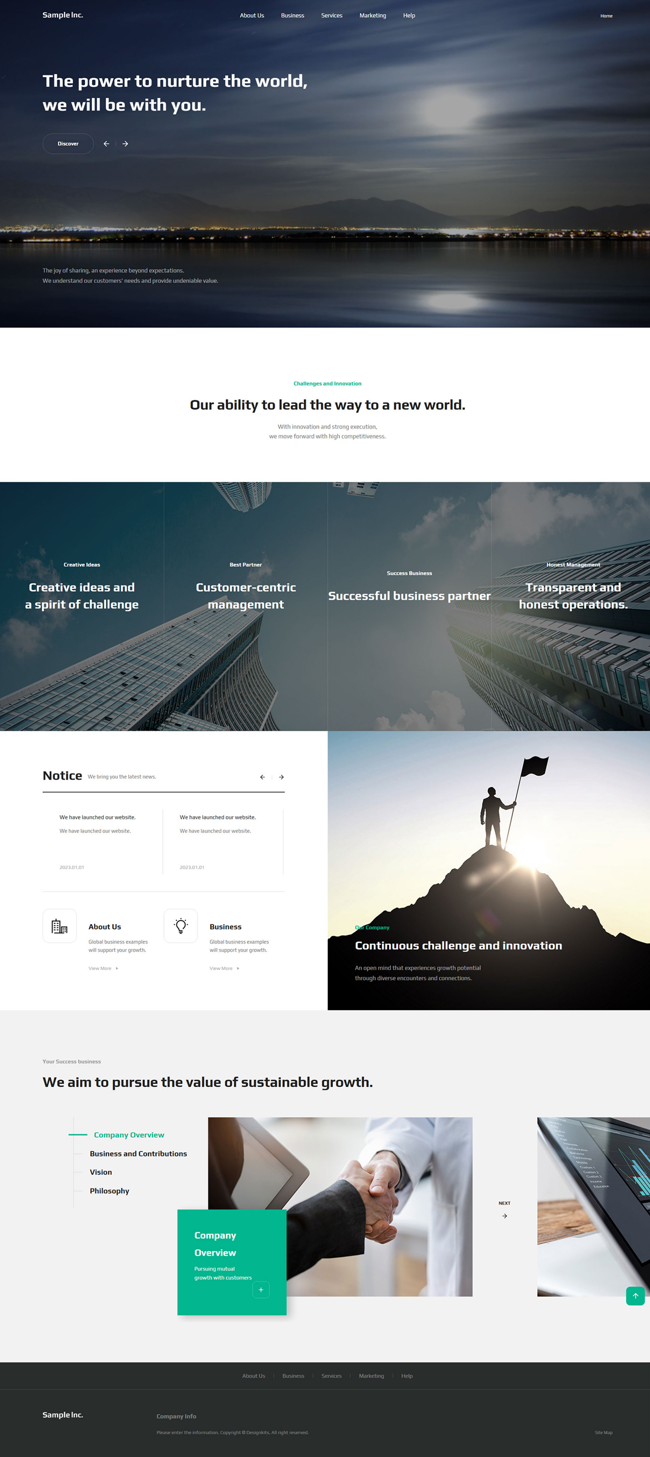 Corporate Business & Consulting HTML Template