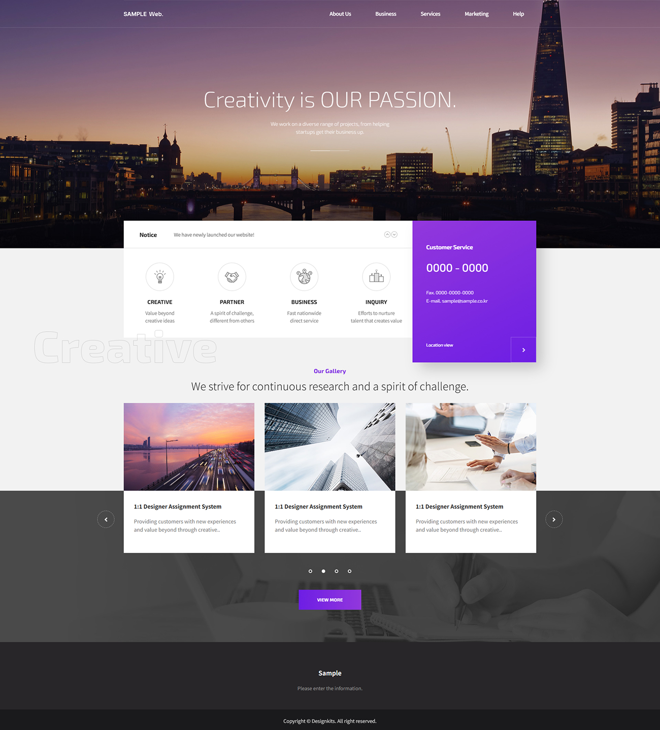 Creative Corporate Business Website HTML Template