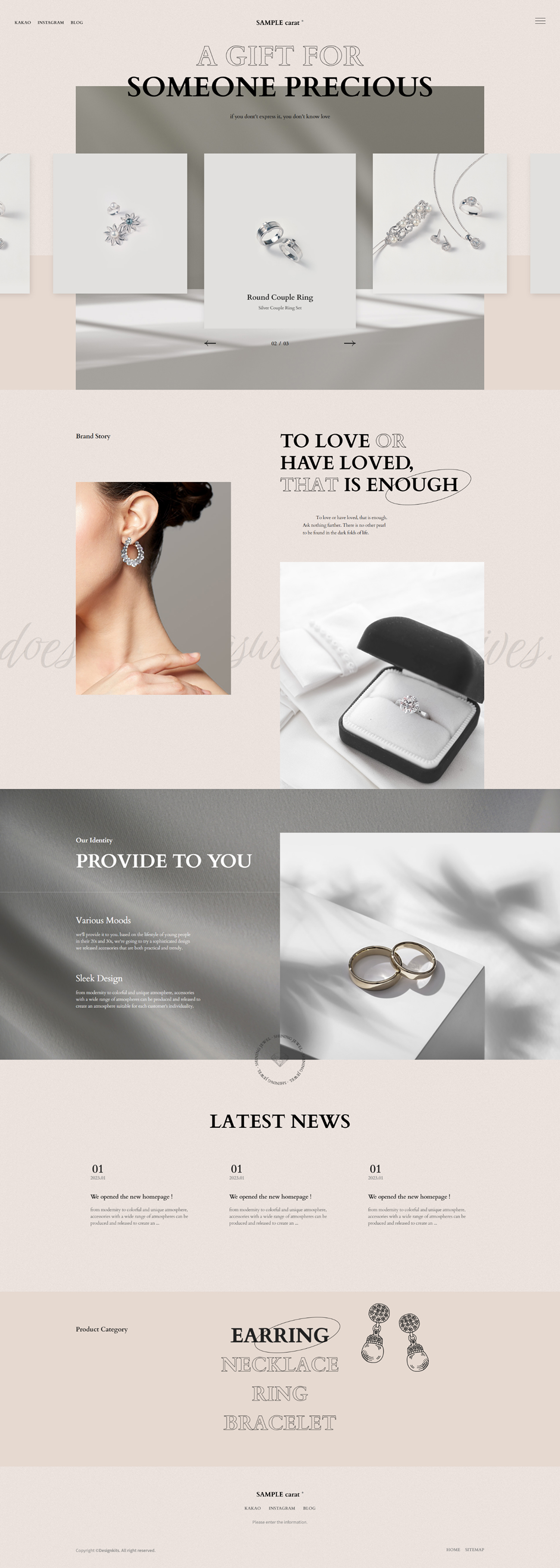 Jewelry Shop & Luxury Brand HTML Template